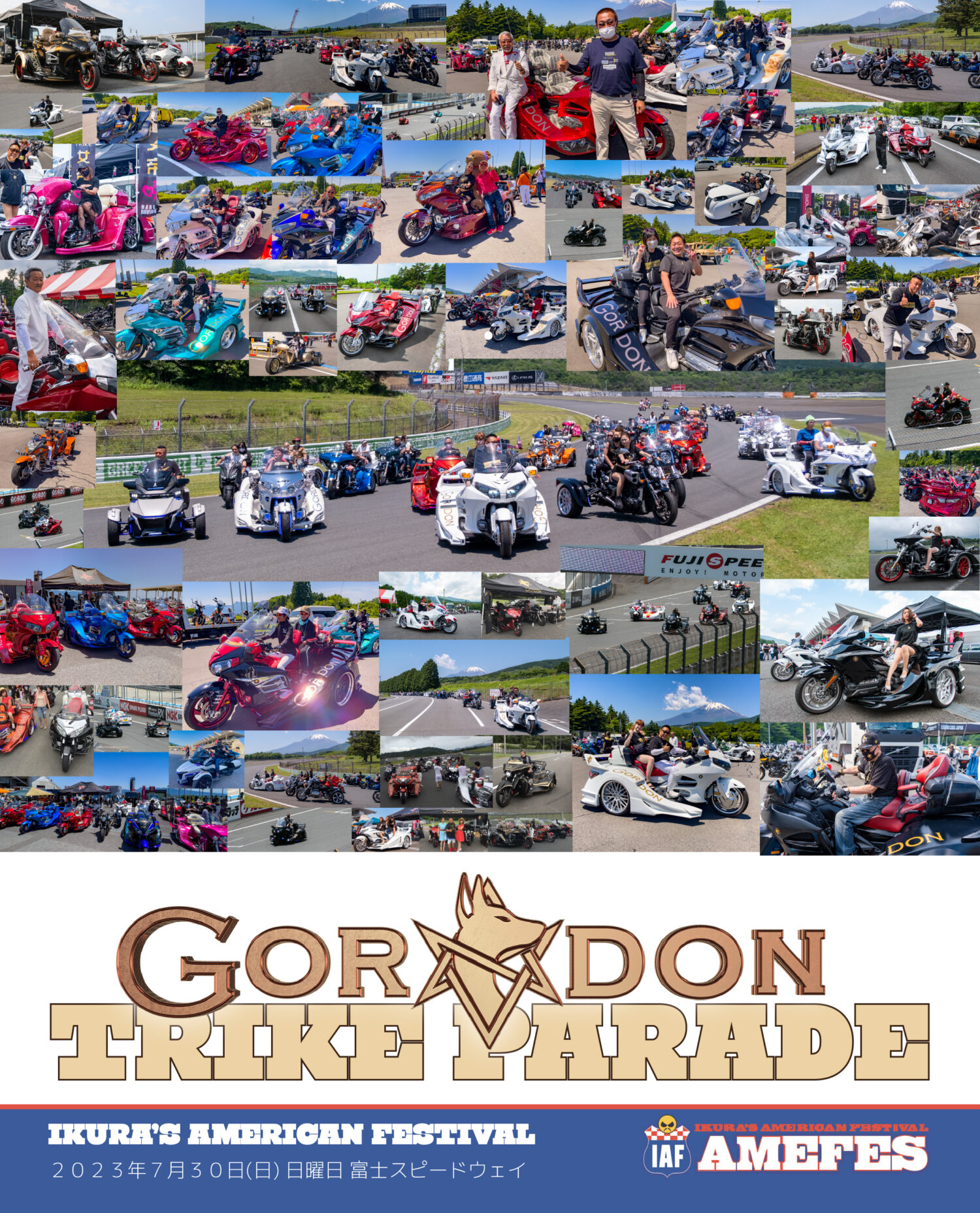 GORDON Trike Parade AMEFES 2023 - Ikura's American Festival